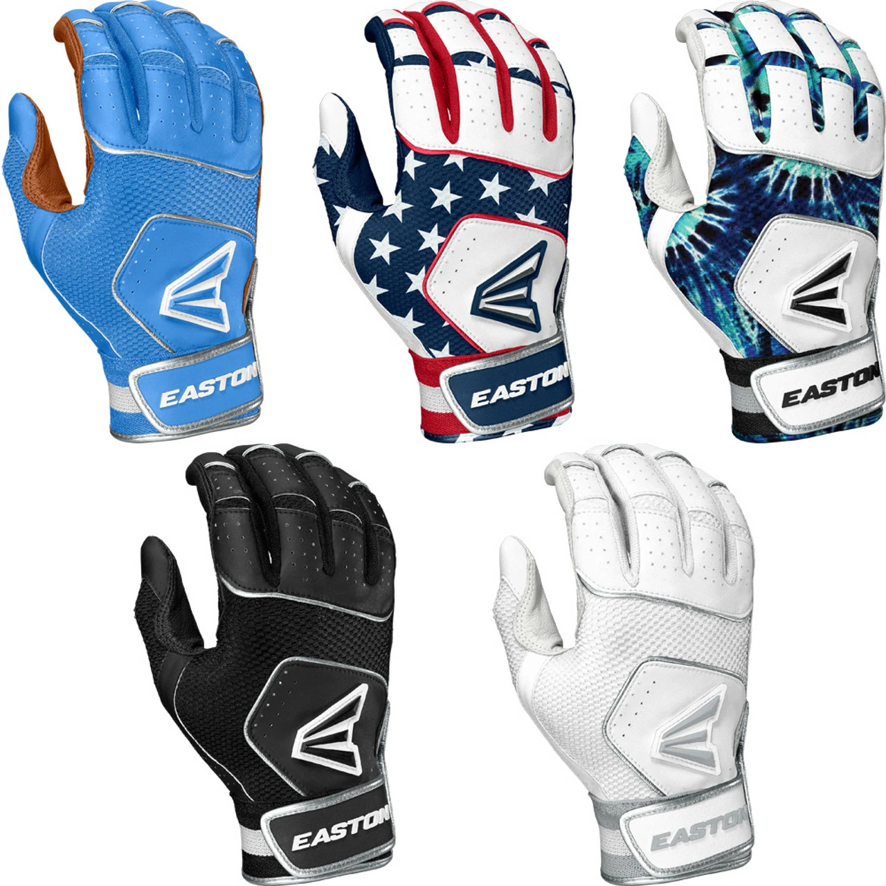 Easton Walk-Off NX Youth Baseball Batting Gloves 3 Easton Walk-Off NX Youth Baseball Batting Gloves