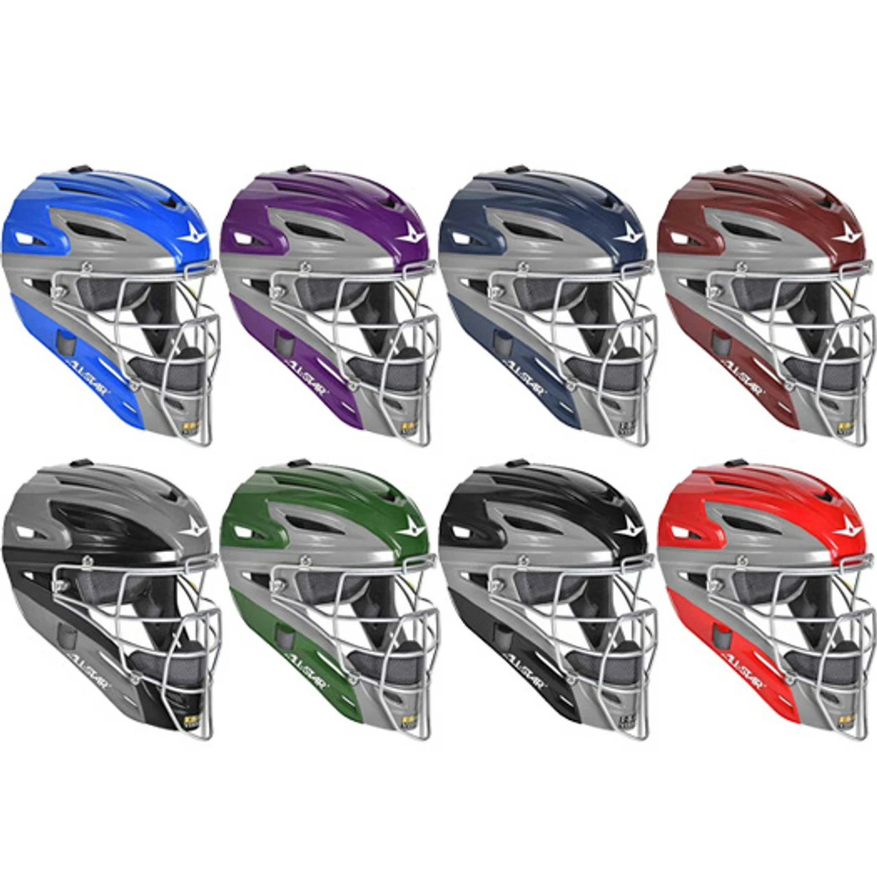 All-Star S7 Adult Graphite Two-Tone Catcher's Helmet MVP2500GTT 3 All-Star S7 Adult Graphite Two-Tone Catcher's Helmet MVP2500GTT