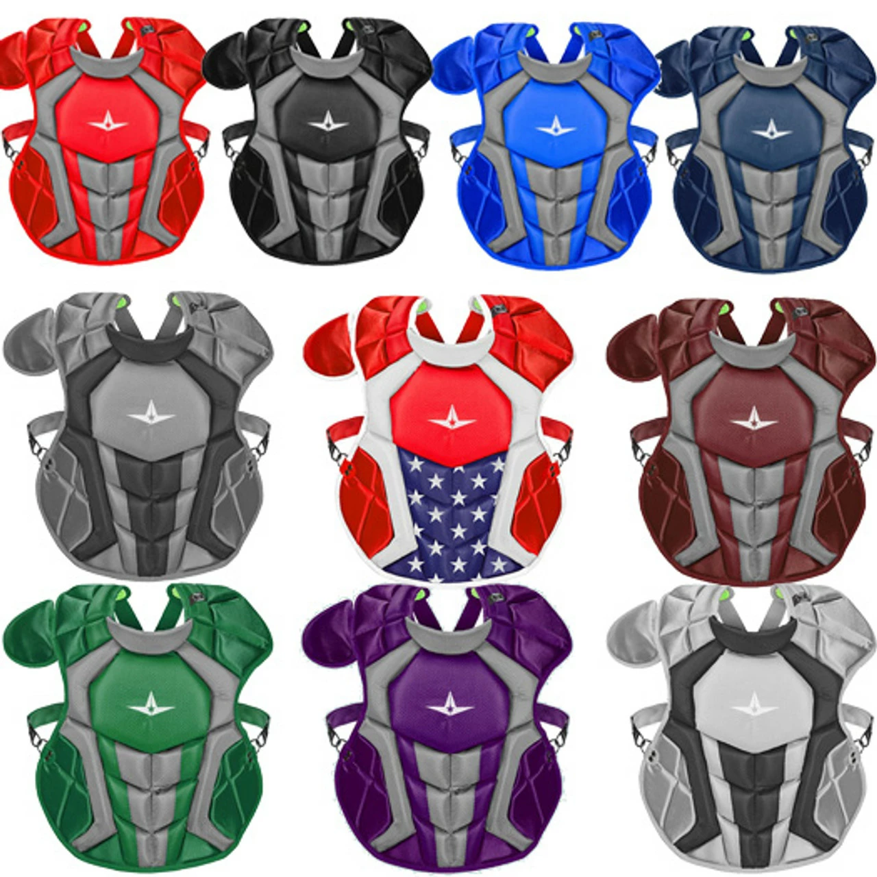 All-Star S7 Axis 14.5" NOCSAE Approved Chest Protector Commotio Cordis CPCC912S7X 3 All-Star S7 Axis 14.5" NOCSAE Approved Chest Protector Commotio Cordis CPCC912S7X