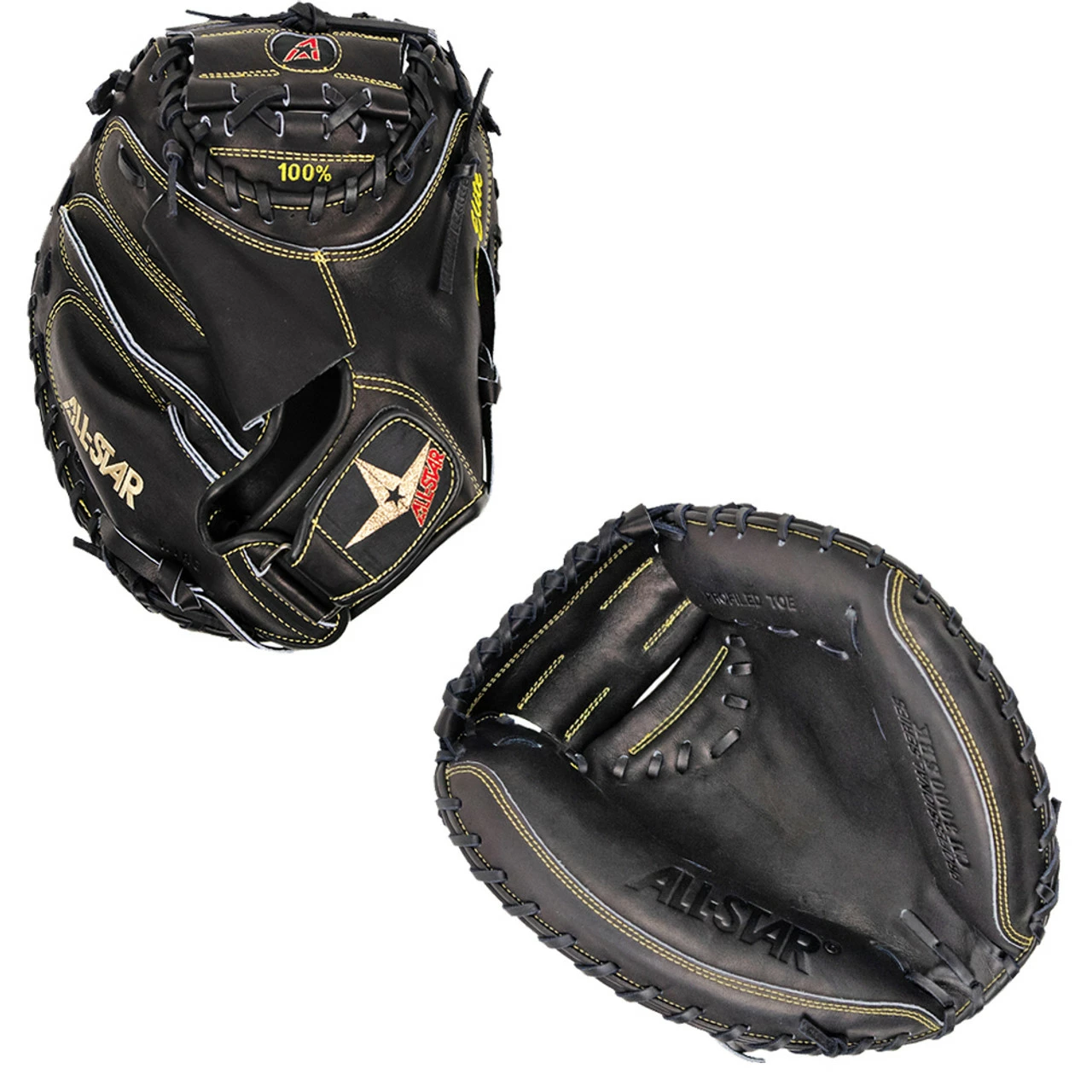 All-Star Pro Elite 34" Baseball Catcher's Mitt - Martin Maldonado Special Edition CM3000MBK 3 All-Star Pro Elite 34" Baseball Catcher's Mitt - Martin Maldonado Special Edition CM3000MBK