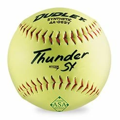 Dudley ASA Thunder 4A-069Y 12" Slowpitch Softball -Dozen