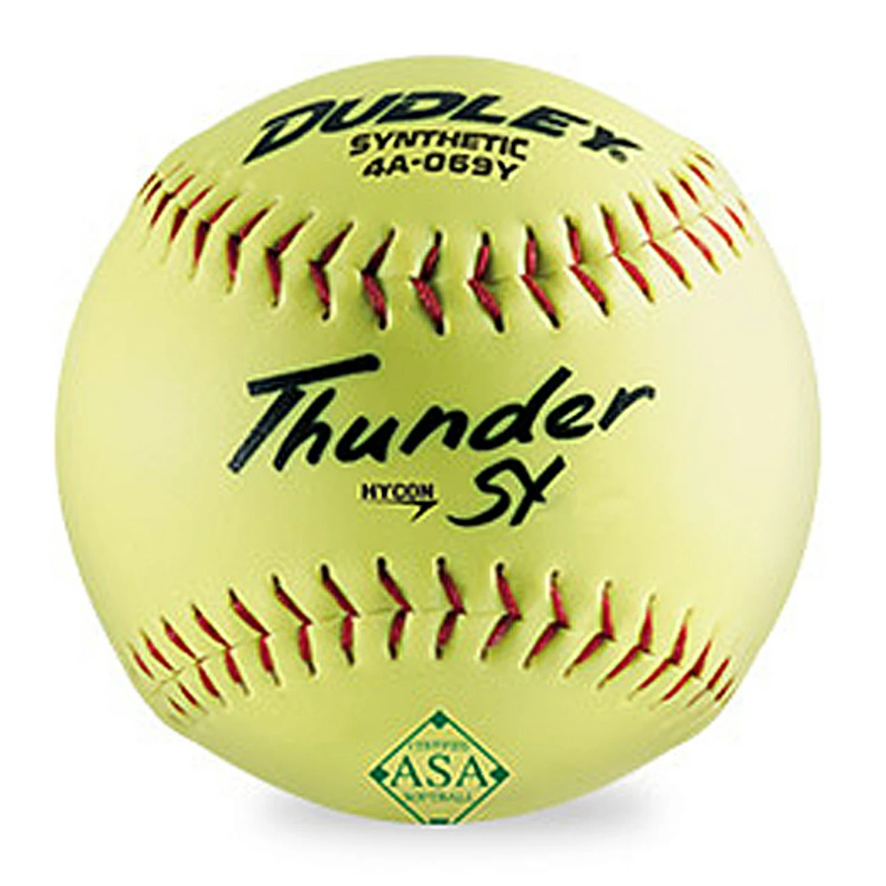 Dudley ASA Thunder 4A-069Y 12" Slowpitch Softball -Dozen 3 Dudley ASA Thunder 4A-069Y 12" Slowpitch Softball -Dozen