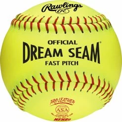 Rawlings C12RYLAH 12" Dream Seam Fastpitch Softball-Dozen